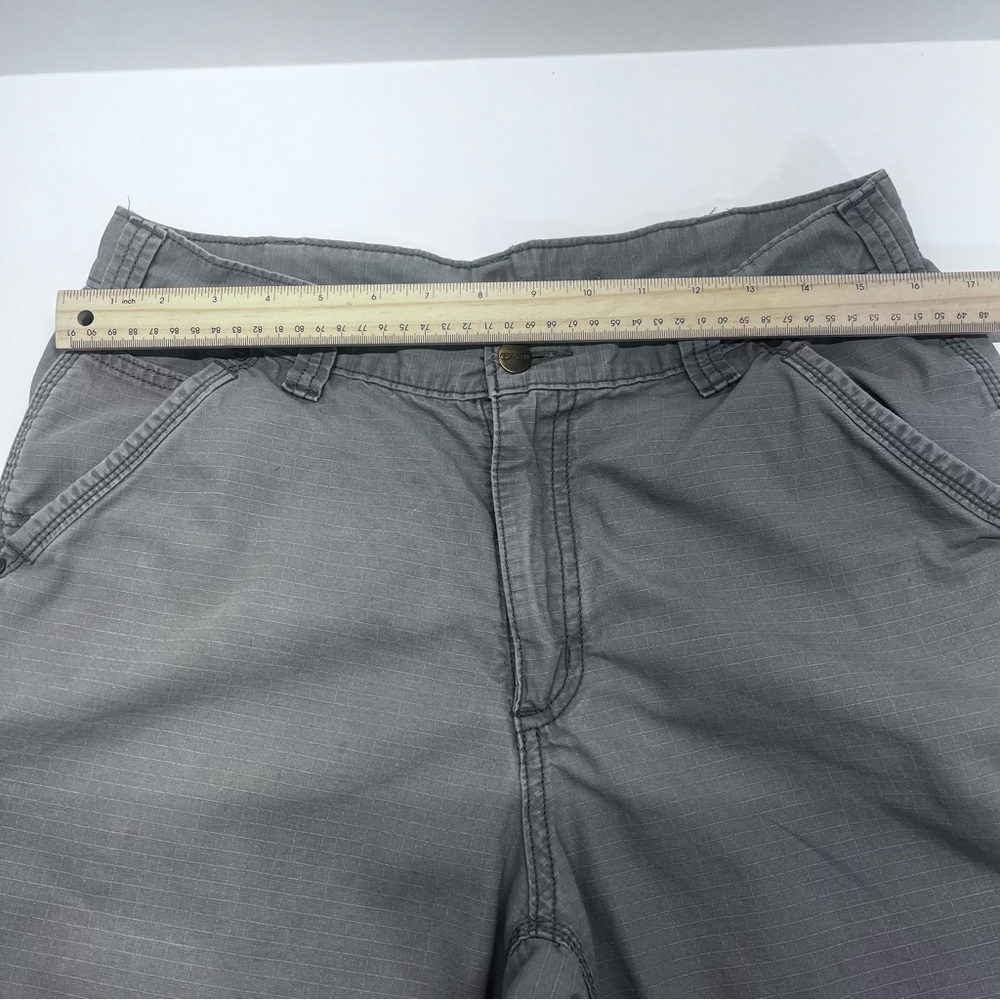 Carhartt Men's Gray Flat Front Shorts - Picture 5 of 11